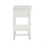 Table de chevet à 1 tiroir avec rangement - Blanc antique-1245239875