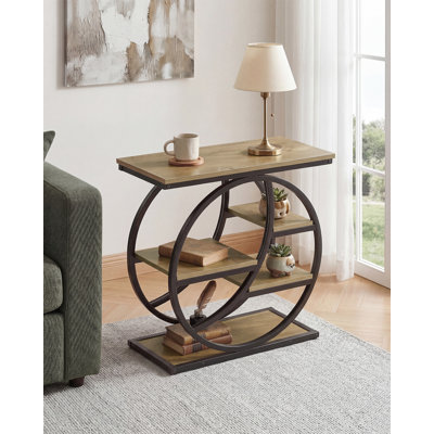 Pedestal End Table