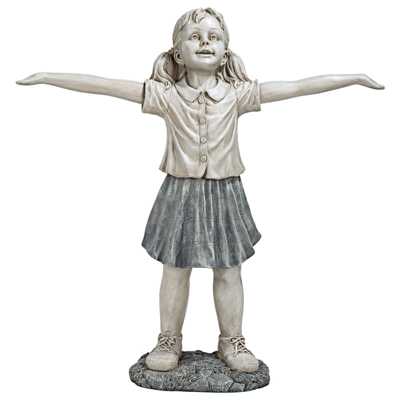 Hope the Optimistic Gardener Child Statue