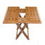 Table-plateau en teck