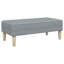 Ensemble de canapé avec coussin vidaXL 2 pièces en polyester gris clair-723912272