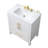 30'' White Modern Free-Standing Single Bathroom Vanity Set