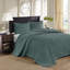 Ensemble de courtepointe réversible 3 pièces Balsam Green King / Cal King