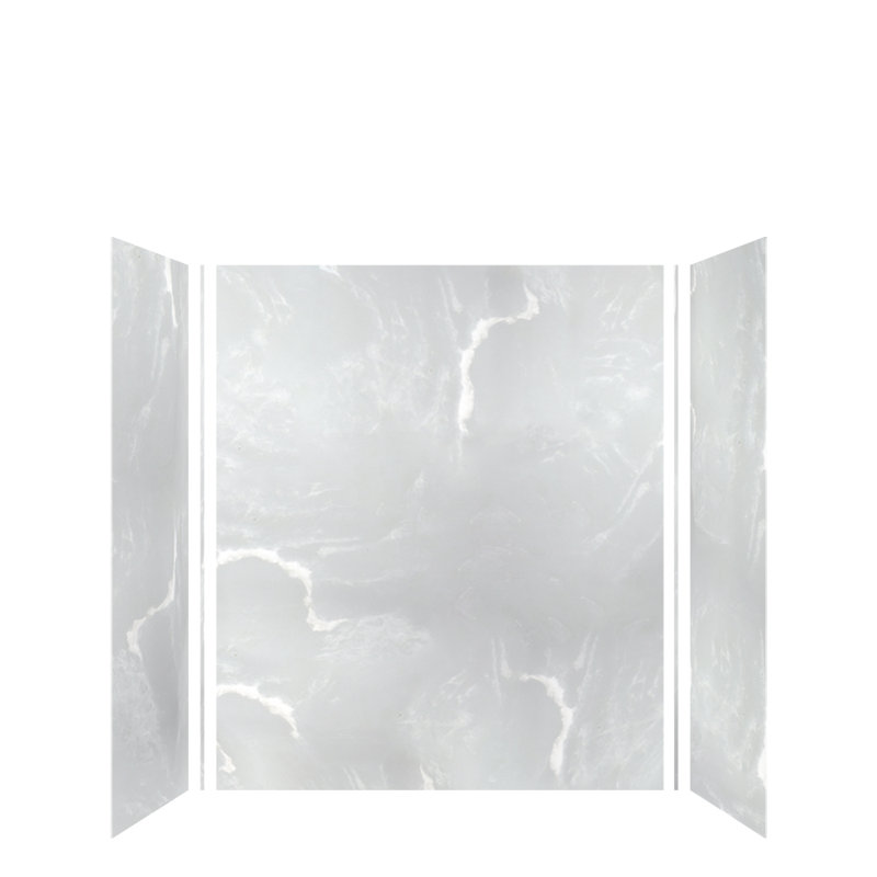 Ensemble de mur de douche 3 pièces Saramar, H 72 po x l 60 po x P 36 po