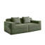 Canapé modulaire moderne avec causeuse 2 places avec coussins décoratifs, canapé modulaire Cloud avec assise profonde-129669945
