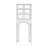 Stutsman Plastic Storage Rack above Bathroom Toilet