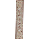 Hand-Knotted High-Quality Beige Runner