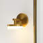 Sean Lavin Khan Bathroom Bedroom Wall Fixture With Silk Screen White Inside Clear Outside Shade-1759138762-1759138741-1759138763