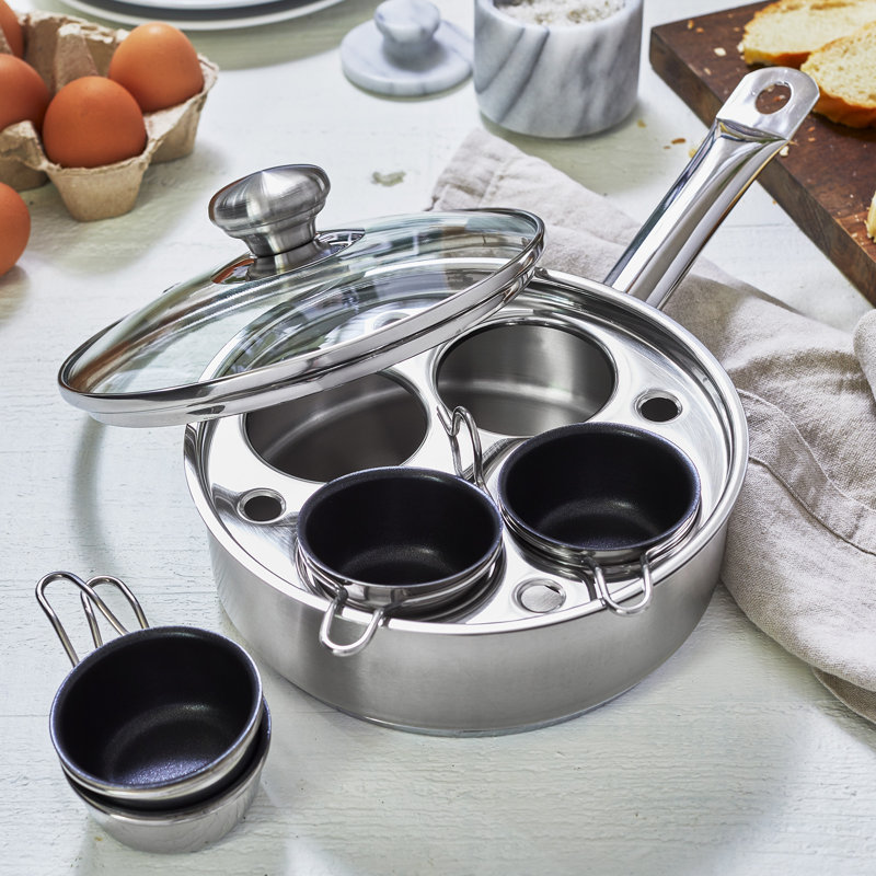 Demeyere 4 Cup Nonstick Egg Poacher
