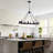 10-light Dimmable Square / Rectangle Chandelier