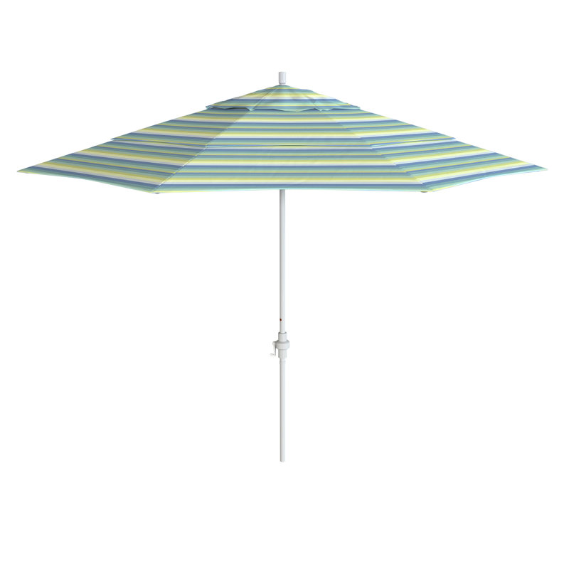 Parasol de marché 132 po Sunbrella, Sunbrella® bord de mer Séville rayé
