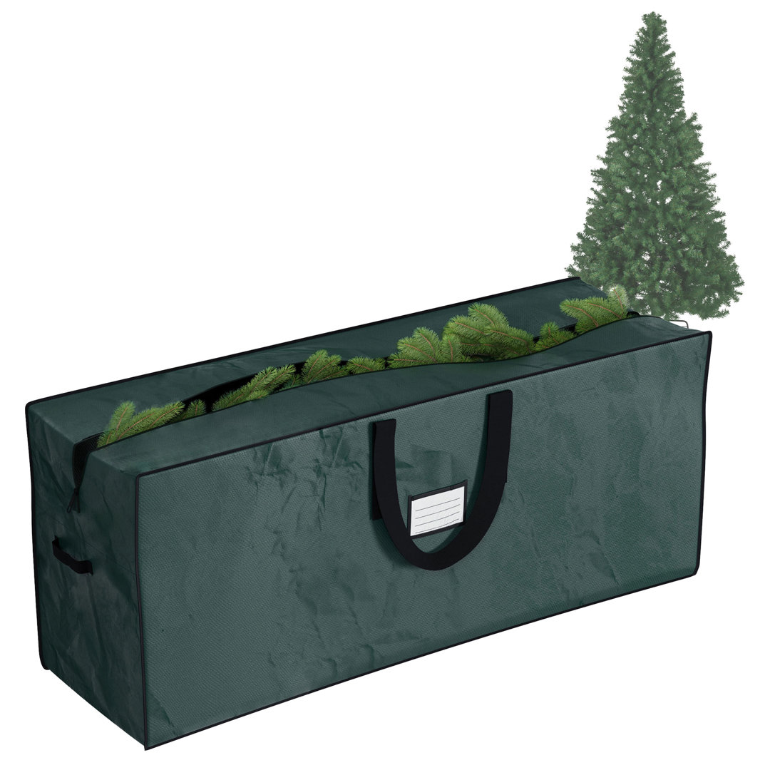 Christmas Tree Storage Bag- 2 Bags for 7.5-Foot Artificial Trees - Protects Holiday Decorations and Inflatables (Set of 2) The Holiday Aisle®