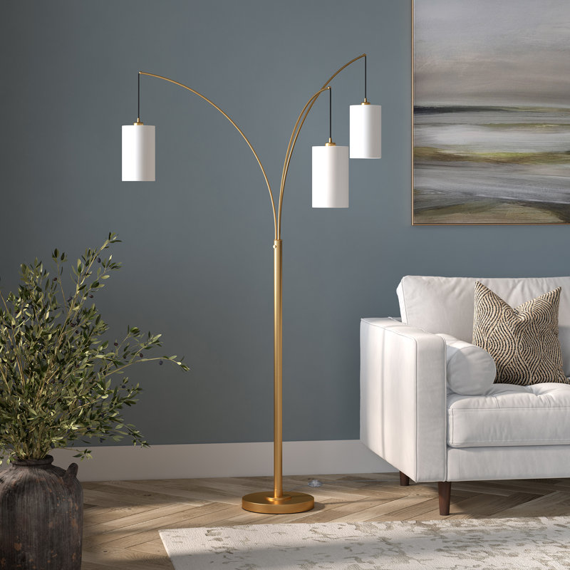 Cheenue 83'' Tree Floor Lamp, Brass
