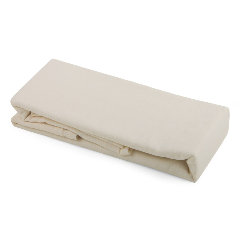 Ketron Flat Cot Sheets, Cream, 100cm W x 150cm L