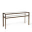 Linley 63'' W Glass Console Table
