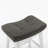24" Solid Wood Gray Saddle Bar Stools Ideal for Kitchen Island and Counter-618578251