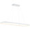 Luminaire suspendu DEL à double tension 48 po Ashleyne - blanc mat
