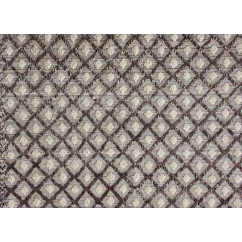 Rectangle 204 cm x 301 cm Geometric Hand Knotted Area Rug