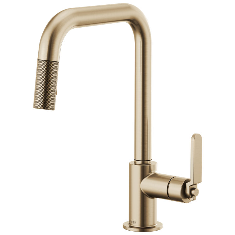 Litze® Pull-Down Faucet with Square Spout and Industrial Handle