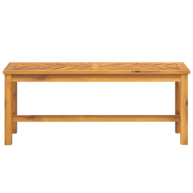 Karren Solid Wood Outdoor Bench, 45 cm H x 110 cm W x 35 cm D