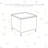 Outdoor Wicker Side Table Patio Coffee Table with Storage End Square Table-497609185