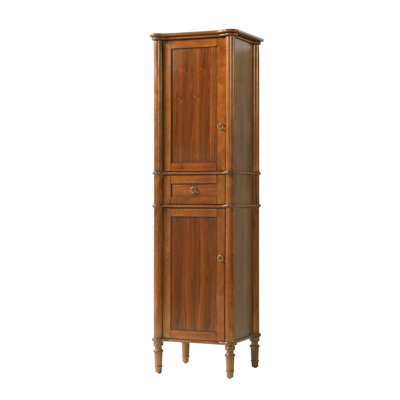 Armoire de rangement pour salle de bain 20 pouces en noyer Brandy