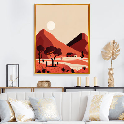 «Yeal Full Moon over Terra Cotta Mountains I», reproduction sur toile