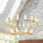 24 Light 2-Tiers Dimmable Modern Wagon Wheel Chandelier 