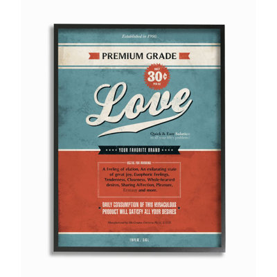 «Premium Grade Love Inspirational Vintage Comic Book Design» par Ester Kay, impression sur toile