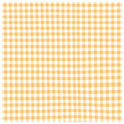 Orange White Gingham Comforter