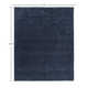 Zayn Handmade Wool/Cotton Navy Area Rug