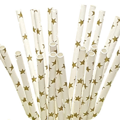 Disposable Paper Birthday Straws