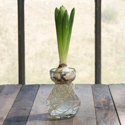 Kaster Recycled Glass Bulb Vase