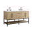 Cherita 60" Double Bathroom Vanity With Engineered Stone Top