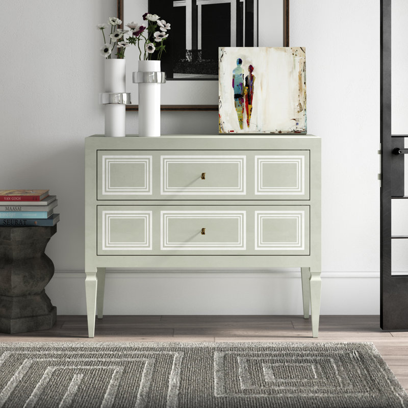 Milan Accent Chest, Ivory