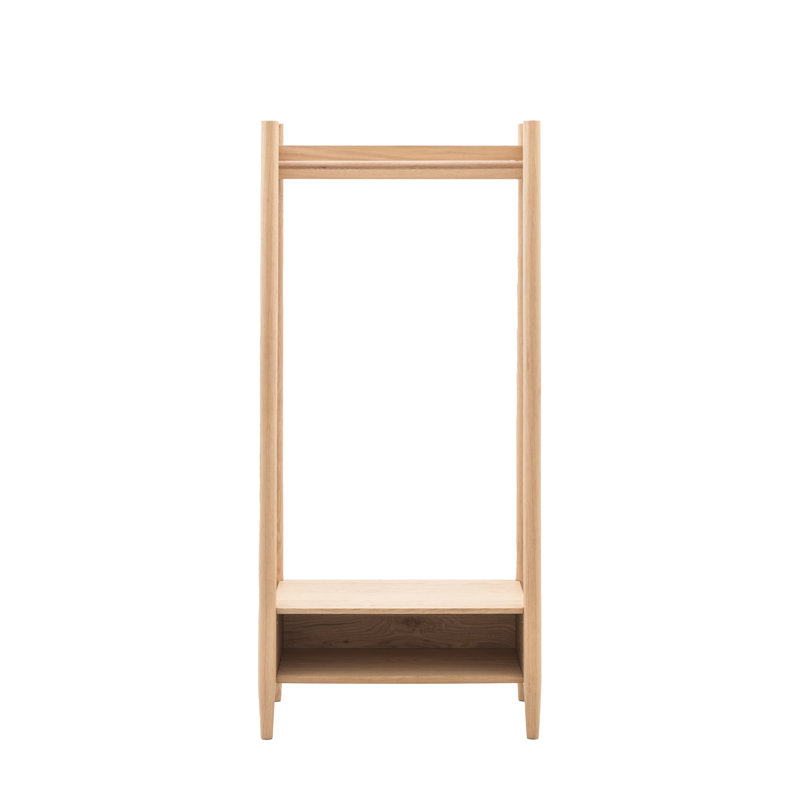 Hatfield Open Wardrobe 800x480x1700mm, Natural