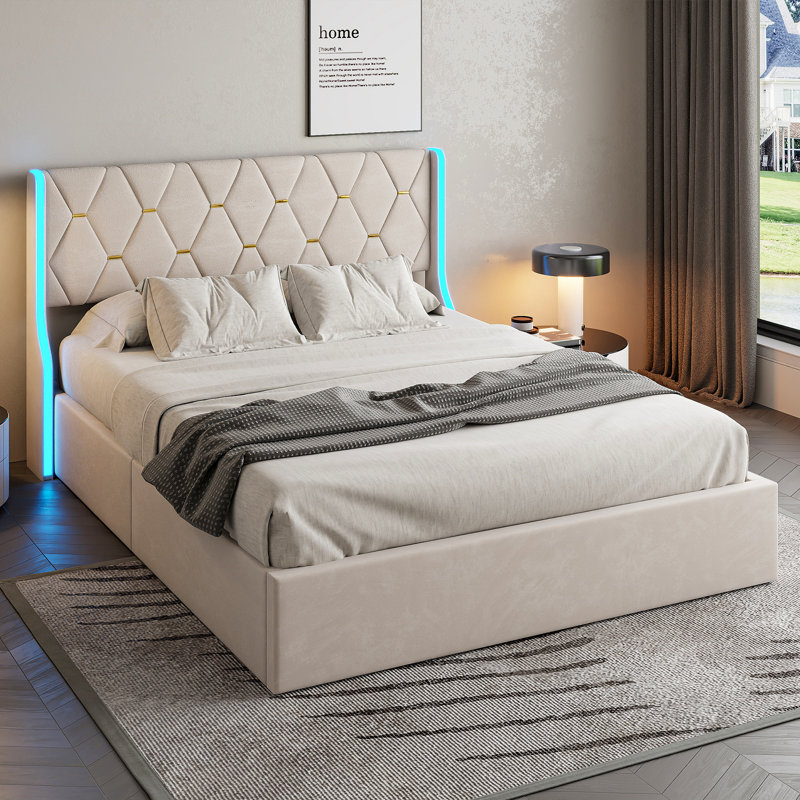 Ottoman Storage Bed, European Kingsize (160 x 200 cm)