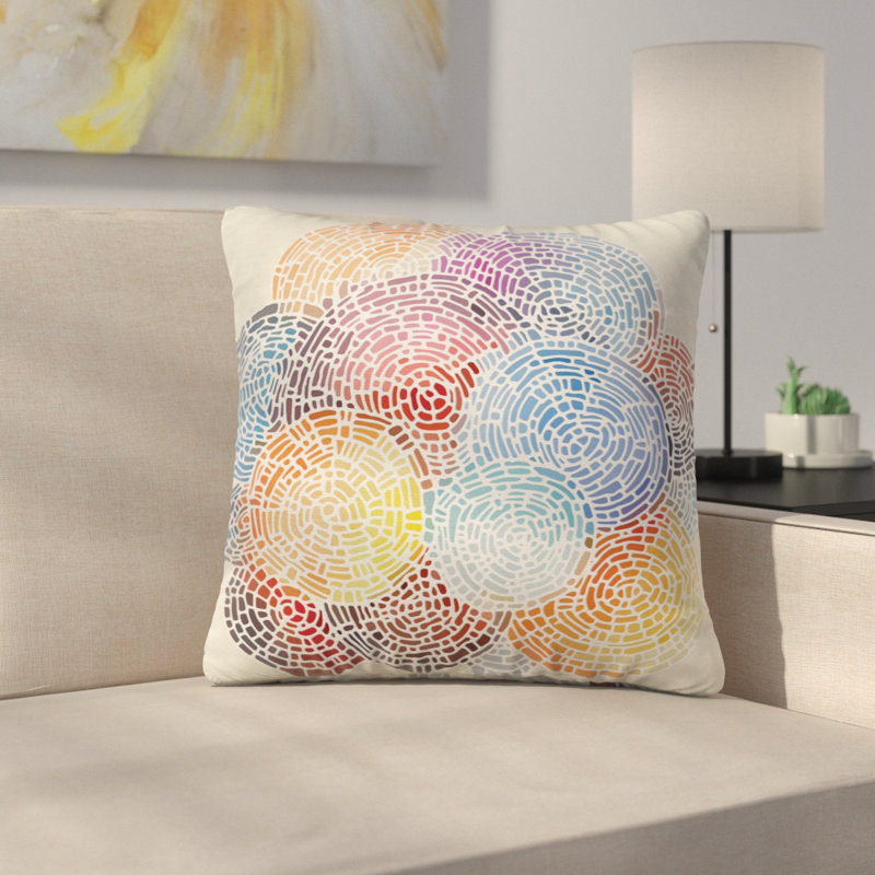 Geometric Pillow Cover, 16" x 16"