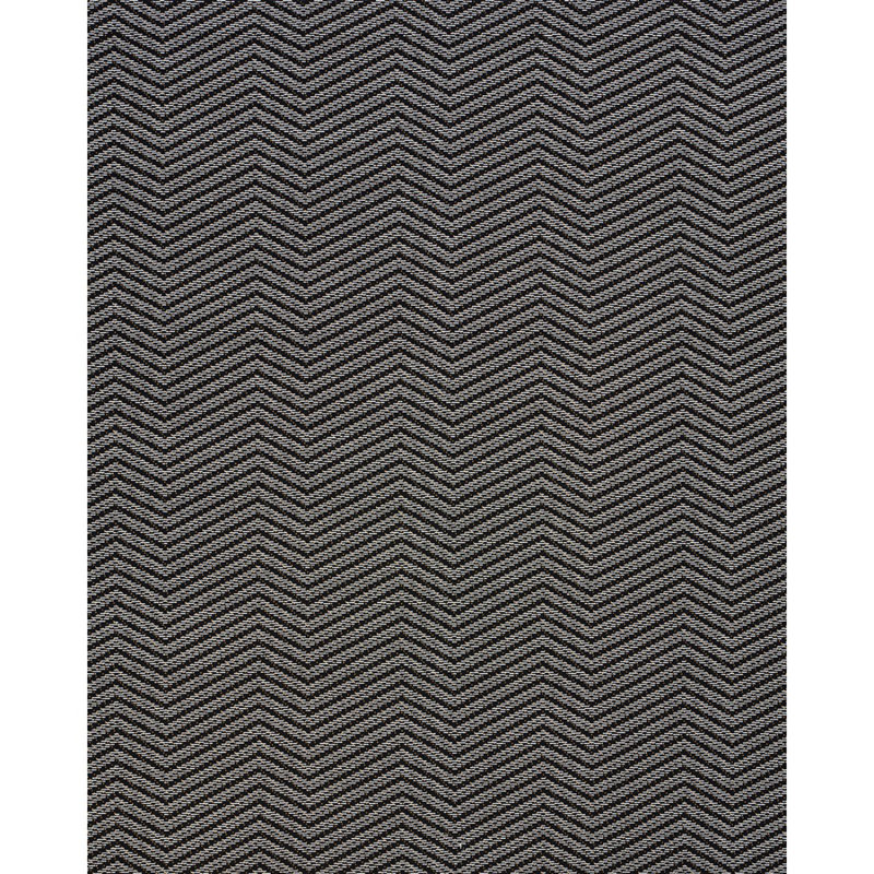 Tissu épinglé brun Schumacher x Stephanie Seal, Carbone