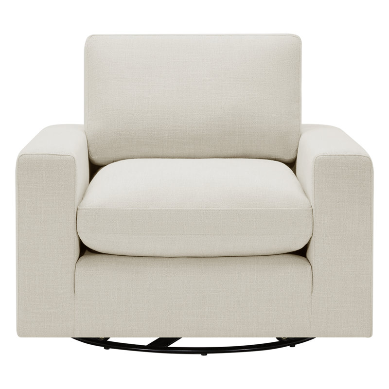 Fauteuil pivotant rembourré 35,4 po Asher, Lin Performance Effie