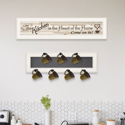 The Kitchen Vignette - 2 Piece - Picture Frame Panoramic Print Set on Paper