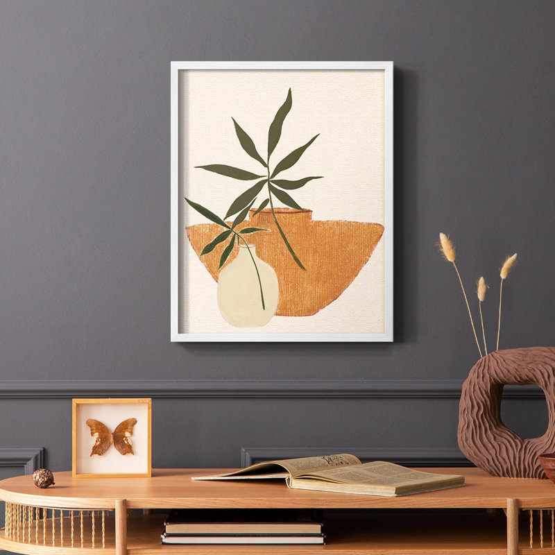 «Santa Fe Still Life II», reproduction encadrée - bois massif, H 28 po x l 22 po, Blanc