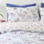 Coffee Club Cotton Blend Geometric Duvet Cover Set-134515568