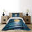 Hypnotic Coastal Polyester Coverlet