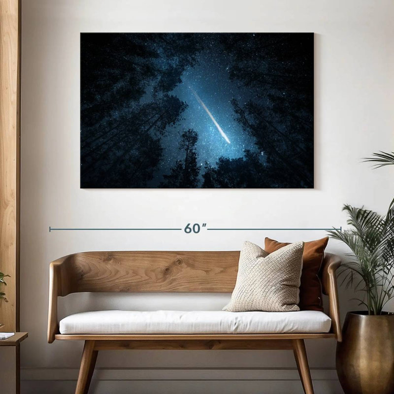 Oberle Comet Over Trees, 32" H x 48" W