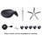 Adjustable Height Ergonomic Lab Stool with Wheels-1205419718
