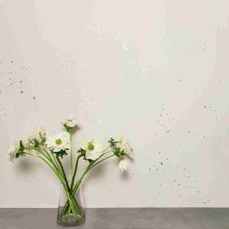 Cosmos Wallpaper, 26" W x 144" L, Blush Pink/Gold/White
