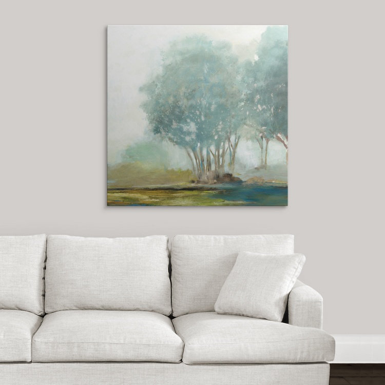 « bleuet hill ii », reproduction, H 8 po x l 8 po x P 1,5 po, Toile