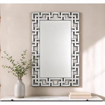  Exquisitely Crafted Beveled Glass Decorative Mirror