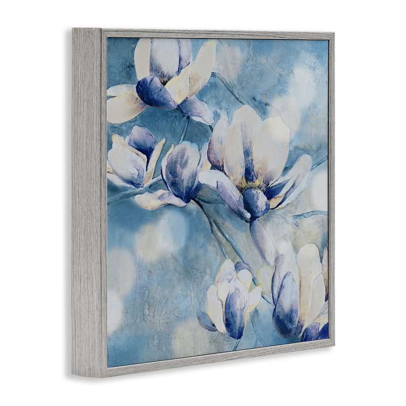 Fleurs et bokeh, estampe numérique, design par Carol Robinson, Estampe numérique Farmhouse
